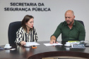 Secretário Hudson se reúne com prefeita e comitiva de Rio Branco do Sul