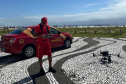 Bombeiros usam drones de alta tecnologia para reforçar proteção de banhistas no Litoral