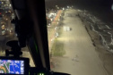 PCPR realiza voos noturnos especializados de polícia judiciária no Litoral