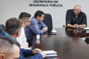 Avanços na segurança pública do Paraná são tema de reunião entre Sesp e AMP 