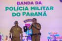 Banda da PMPR estreia no palco principal do Verão Maior e levanta o público em Matinhos