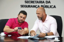 Secretário Hudson recebe prefeito e vice de Marechal Cândido Rondon na Sesp