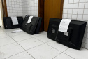 PCPR e PMPR apreendem mais de 100 TVs provenientes de estelionato em Matinhos