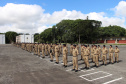 Polícia Militar do Paraná realiza solenidade de troca de comando na academia Policial Militar do Guatupê