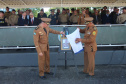 Polícia Militar do Paraná realiza solenidade de troca de comando na academia Policial Militar do Guatupê
