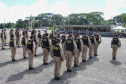 Polícia Militar do Paraná realiza solenidade de troca de comando na academia Policial Militar do Guatupê