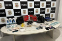PCPR prende 8 em operação contra organização ligada ao tráfico e lavagem de dinheiro