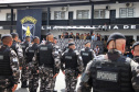 Polícia Militar do Paraná realiza solenidade que marca passagem de comando no Batalhão de Polícia de Choque