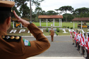 Polícia Militar do Paraná realiza solenidade alusiva a Tiradentes na Academia do Guatupê
