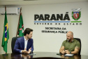 Secretário Hudson recebe o prefeito de Apucarana, Rodolfo Mota
