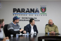 Secretário Hudson recebe prefeito de Corbélia, Thiago Stefanello