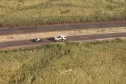 Com apoio de helicóptero, PM recupera veículo furtado de prefeitura no Rio Grande do Sul