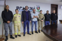 Secretário Hudson recebe o prefeito de Rio Negro, Alessandro Cristian Von Linsingen