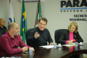 Secretário Hudson recebe deputada estadual Marcia Huçulak e vereador Tico Kuzma