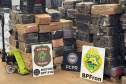 Operação da PMPR, PCPR e PF apreende carga de maconha avaliada em R$ 5,1 milhões