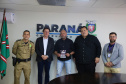 Secretário Hudson recebe o prefeito de Francisco Beltrão Antonio Pedron