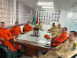 Corpo de Bombeiros do Paraná recebe visita técnica de comitiva de bombeiros do Mato Grosso do Sul