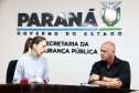 Secretário Hudson recebe a prefeita de São José dos Pinhais Nina Singer