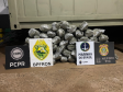 Em ações distintas, PMPR apreende cerca de 343 quilos de maconha na região Fronteira