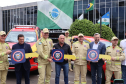 Governo do Paraná reforça estrutura do Corpo de Bombeiros em Guarapuava e Pitanga com novas viaturas