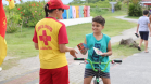 Bombeiros promovem educação preventiva para crianças sobre cuidados no mar no Carnaval