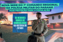 Governador inaugura sede do Comando Regional da PMPR e anuncia reforço na segurança em Pato Branco