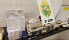 PMPR e PF prendem homem com medicamentos contrabandeados na BR-277, em Cascavel