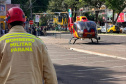 Maio Amarelo: forças de segurança realizam simulado de sinistro de trânsito em Maringá