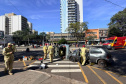 Maio Amarelo: forças de segurança realizam simulado de sinistro de trânsito em Maringá