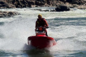 Bombeiros fazem treinamento com motoaquáticas de resgate inéditas no Brasil