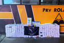 PMPR apreende 340 quilos de maconha, medicamentos e eletrônicos em ônibus na PR-444