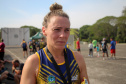 São José dos Pinhais, 03 de novembro de 2019. Desafio 10 KM do 17º BPM. Foto: Atleta Valquiria, 1ª Colocada feminina da prova.