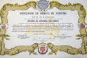 Diploma de Luiz Fernando Cachoeira