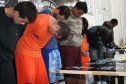 Maicon, Osvaldo, Sandro, Cleiton, Janine, Fernando e Emerson