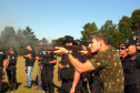 Tenente Lemes, comandante do 1.º Pelotão de Polícia do Exército