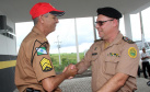 Inauguração Posto BPRV de Santo Antonio da PlatinaCuritiba, 04/12/2015Sargento Valter, Cronel TortatoFotos: Cabo Valdemir da Luz/PMPr