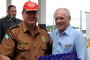 Inauguração Posto BPRV de Santo Antonio da PlatinaCuritiba, 04/12/2015Coronel Daniel, Prefeito de Santo Antonio da Platina, Pedro Claro de Oliveira NetoFotos: Cabo Valdemir da Luz/PMPr