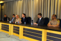Curitiba, 01 de Março de 2016, Entrevista coletiva Sesp, Bope, Policia Cival no Auditorio QG,Major Cesar, Delegado Caricati, Coronel Tortato, Secretario Wagner Mesquita, Dlegado Geral Policia Civil e Coronel Arildo,Fotos: Cabo Valdemir da Luz.