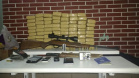 Policiais militares apreendem mais de 60 quilos de maconha, um rifle e várias munições em Campo Largo