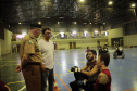 Visita do Comandante Geral à equipe de Rugby Paralímpico no SEFID.