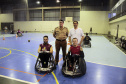 Visita do Comandante Geral à equipe de Rugby Paralímpico no SEFID.