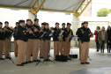 Secretaria de Estado da Educação do Paraná, Colégio Estadual Juscelino K de Oliveira em São José dos Pinhais recebe recebe a Banda de Música da Policia Militar do Paraná. 08-08-16. Foto: Hedeson Alves/SEED