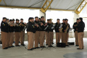 Secretaria de Estado da Educação do Paraná, Colégio Estadual Juscelino K de Oliveira em São José dos Pinhais recebe recebe a Banda de Música da Policia Militar do Paraná. 08-08-16. Foto: Hedeson Alves/SEED