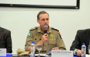Lançamento do Processo de Licenciamento Prévio do Corpo de Bombeiros do Estado do Paraná. Na foto: Coronel QOBM Juceli Simiano Junior, comandante do Corpo de Bombeiros.