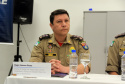 Lançamento do Processo de Licenciamento Prévio do Corpo de Bombeiros do Estado do Paraná. Na foto: Major Gerson Gross, Chefe da Seção de Segurança Contra Incendios e Pânico do Estado Maior do Corpo de Bombeiros.