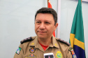 Lançamento do Processo de Licenciamento Prévio do Corpo de Bombeiros do Estado do Paraná. Na foto: Major Gerson Gross, Chefe da Seção de Segurança Contra Incendios e Pânico do Estado Maior do Corpo de Bombeiros.