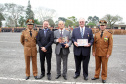 São josé dos Pinhais, 20 de Outubro de 2016. Lançamento da revista Academia Policial Militar e homenagem ao Dia do Professor na APMG. Entrega de medalhas aos homenageados.