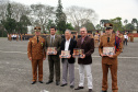 São josé dos Pinhais, 20 de Outubro de 2016. Lançamento da revista Academia Policial Militar e homenagem ao Dia do Professor na APMG. Entrega de medalhas aos homenageados.
