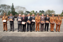 São josé dos Pinhais, 20 de Outubro de 2016. Lançamento da revista Academia Policial Militar e homenagem ao Dia do Professor na APMG. Entrega de medalhas aos homenageados.