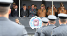 Governador Beto Richa, acompanhado do secretário da Segurança Pública,Wagner Mesquita; do comandante geral da Polícia Militar, coronel Maurício Tortato; do comandante da Academia Policial Militar do Guatupê, tenente coronel Mauro Celso Monteiro, participa da formatura de novos oficiais da Polícia Militar do Paraná.São José dos Pinhais, 16/12/2016.Foto: Orlando Kissner/ANPr